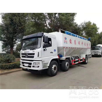 江淮格爾發小三軸短軸飼料車 漂亮大氣的散裝飼料運輸利器